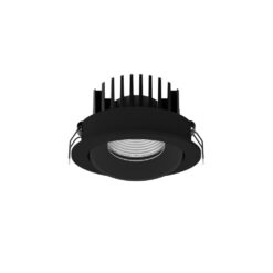 BLADE innfellt veltanl. LED 12W 720lm 3K IP65 38° svart