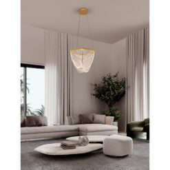 VALENTIN hangandi loftlj. LED 35W 2995lm 3K IP20 dimmanl. brass gyllt - Image 4