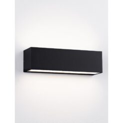 FLORA útivegglj. LED 10W 686lm IP54 3K matt svart - Image 2