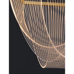 VALENTIN hangandi loftlj. LED 35W 2995lm 3K IP20 dimmanl. brass gyllt - Image 3