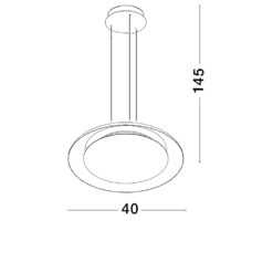 EPOS Hangandi Q450 LED 24W 27K-4K Dimmanl. matthvítt - Image 4