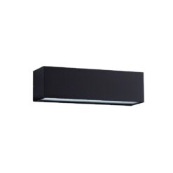 FLORA útivegglj. LED 10W 686lm IP54 3K matt svart