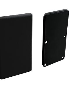 Linear endalok 2stk. svart (0127)