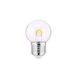 Led kúla P45 E27 1W P45 22K Glær