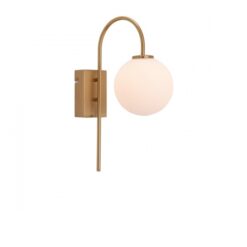 BALLON LED vegglampi 5W G9 satin brass