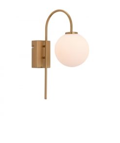 BALLON LED vegglampi 5W G9 satin brass