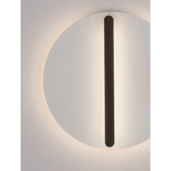NALU veggljós LED 20W 1200lm 27K IP20 dimmanl. matt svart/hvítt - Image 2