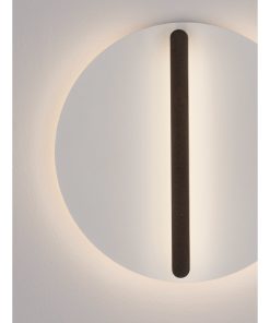 Alternative view of NALU vegglj. LED 20W 1200lm 27K IP20 dimmanl. matt svart/hvítt