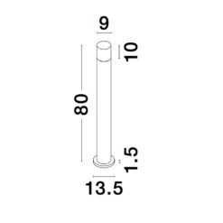 NOTEN útistaur h800 LED 10W 780lm 3K IP65 matt svart - Image 3