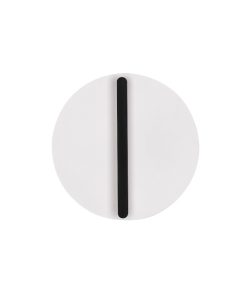 NALU vegglj. LED 20W 1200lm 27K IP20 dimmanl. matt svart/hvítt