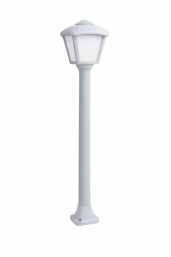 ROBY Staur h940 E27 Hvítt/opal IP55 m/peru