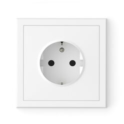 Adria Schuko tengill m/ramma hvítur 16 A
