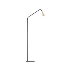 GEKO gólflampi 10w GU10 h153cm svart/gull