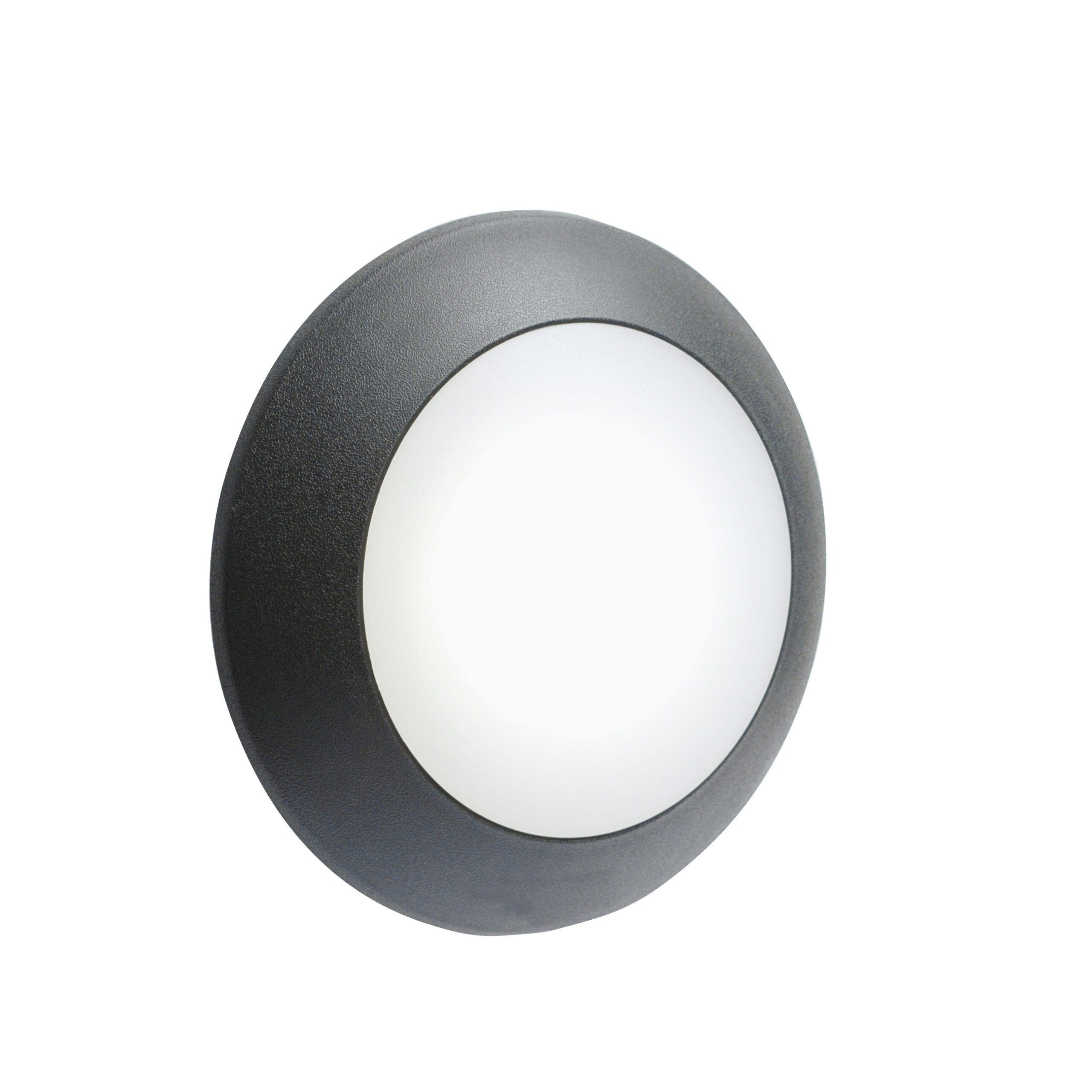 BERTINA útiljós á loft, Q200 7W 3K svart IP66