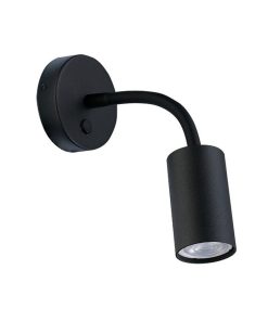 EYE FLEX S veggljós 10W GU10 svart