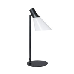 GENT borðlampi h48 E14 40W opal/matt svart