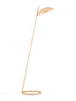 FLUTE Gólflampi LED 30W Dimmanlegur Gull