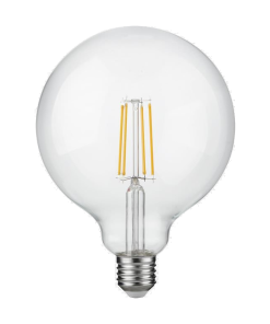 LED G125 glær 7W 806lm 925 E27 dimmanleg