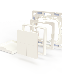 Alternative view of Shelly BLU Wall Switch 4 +WSA