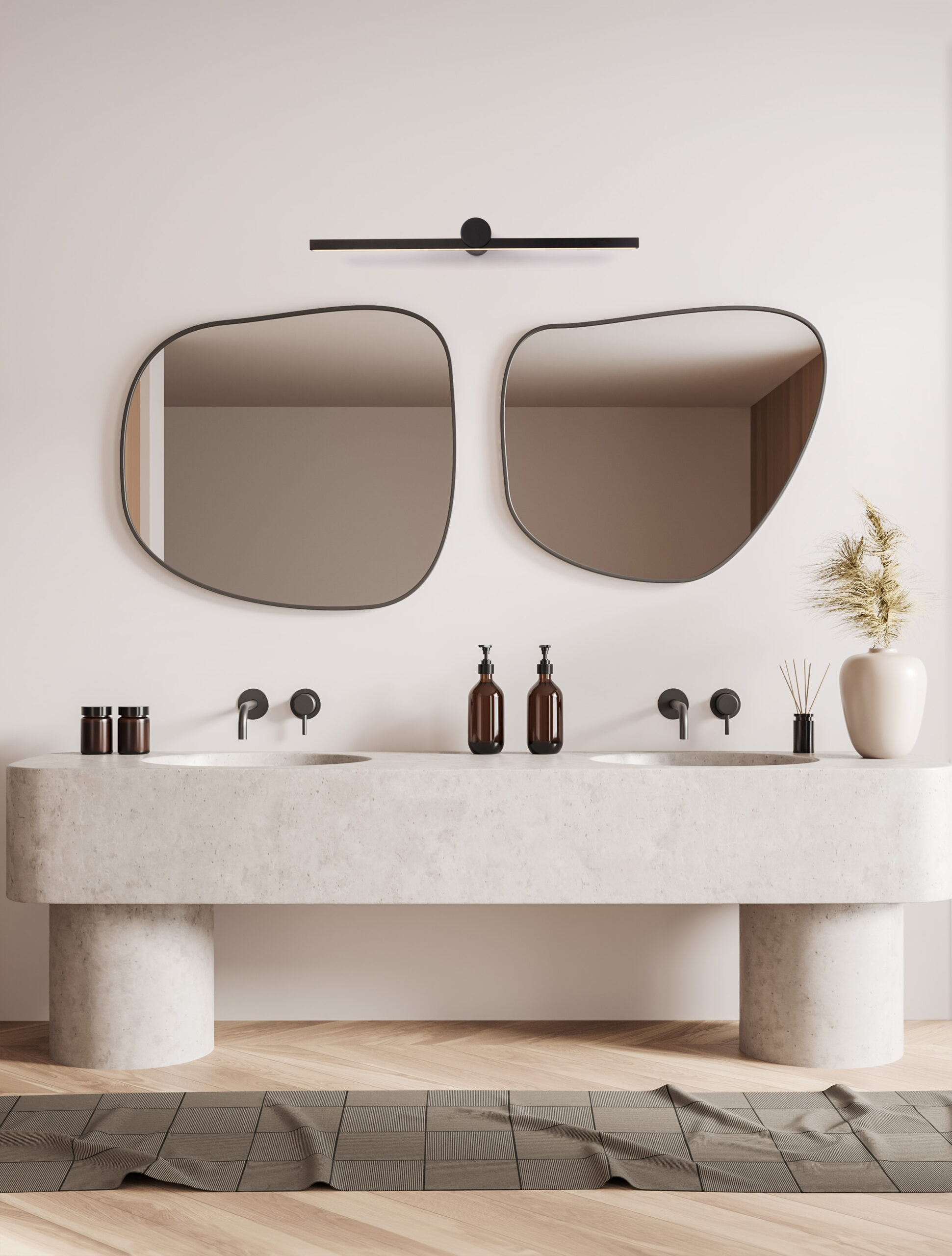 BREGGO Veggljós LED 17W Svart - Image 4