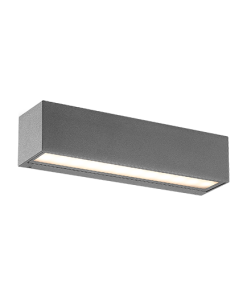 NICE 250 veggljós 25cm niður 3K 7W dökkgrátt IP65