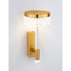 BION Led vegglj. kopar/gyllt akríl 8W 490Lm 3K IP20 - Image 2