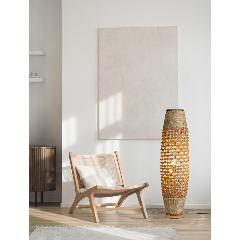 ANADA gólflampi LED E27 IP20 án peru ofið ljósbrúnt - Image 3