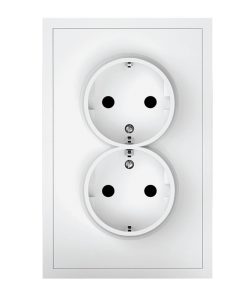 Adria Schuko 2f. tengill hvítur 16 A, 250 V~