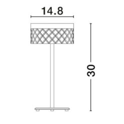 BION borðlampi kopar/gyllt 6W 383Lm 3K IP20 - Image 4