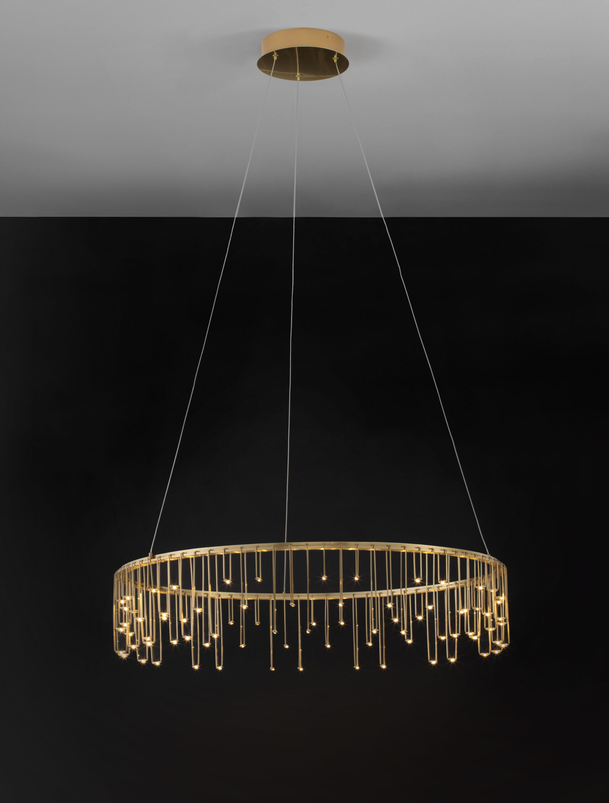 STELLAR Hangandi Loftljós LED 31W Gyllt/Kopar - Image 2