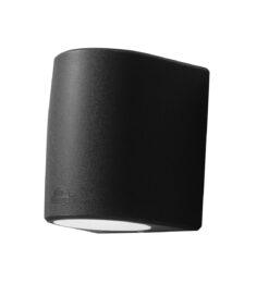 MARTA 160-2L útiljós á vegg, 20W GX53 svart IP55