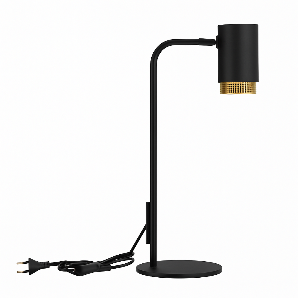 NESSI borðlampi LED MR16/GU10 1x10W IP20 án peru svart