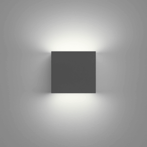 Útiljós vegg Kubbur G9 10W grátt IP54