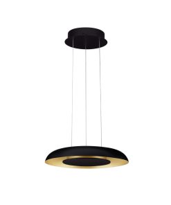 EPOS Hangandi Loftljós LED 24W Dimmanl. Svart/gull