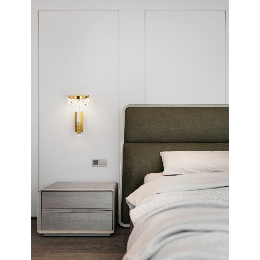 Wall Light Anti Brass LED 6W 3000K No D - Image 4