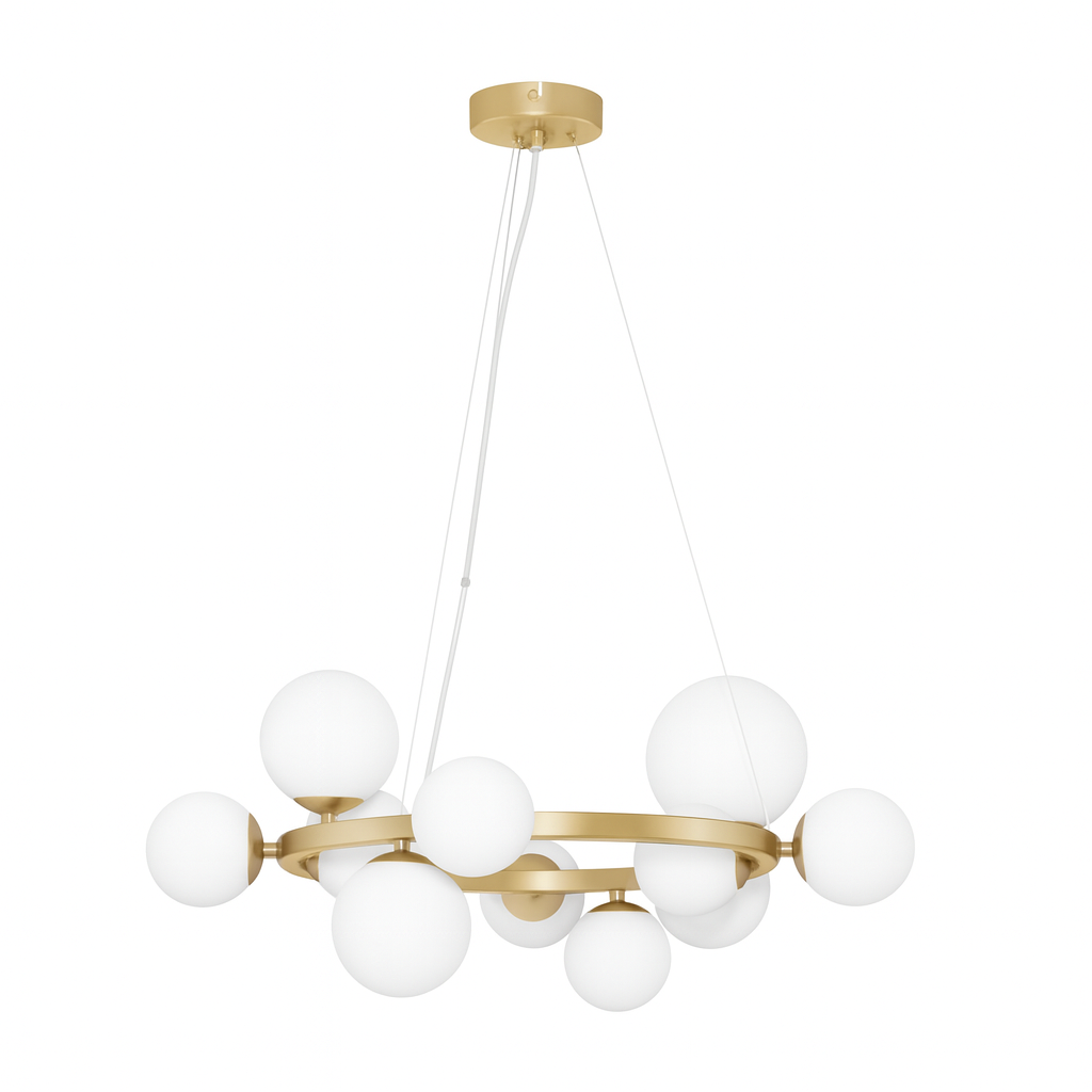 ODILLIA hangandi loftlj. LED G9 11x5W IP20 án peru gyllt