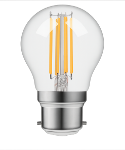 Led kúla P45 BA22d  4W 470lm 27K glær dimmanleg