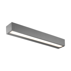 NICE 500 veggljós 50cm niður 3K 14W dökkgrátt IP65