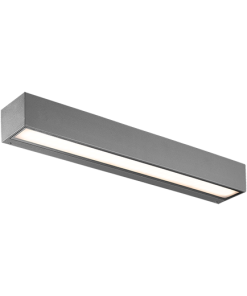 NICE 500 veggljós 50cm niður 3K 14W dökkgrátt IP65