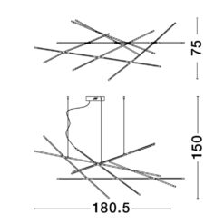 RACCIO hangandi loftlj. LED 92W 3K dimmanl. svart - Image 4