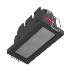 FUSION FF3 – IP65 Svartur dimmanlegur
