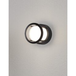 AGOSTO útivegglj. hringur LED 6W 420lm 3K IP54 svart - Image 2