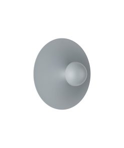 EDEM veggljós Ø25 Led 9W 3K Grátt
