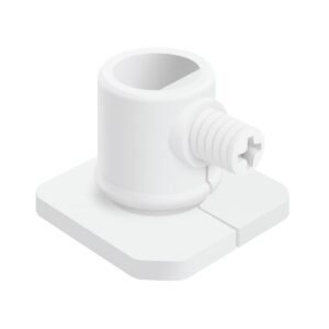 Snúrunippill hvítur