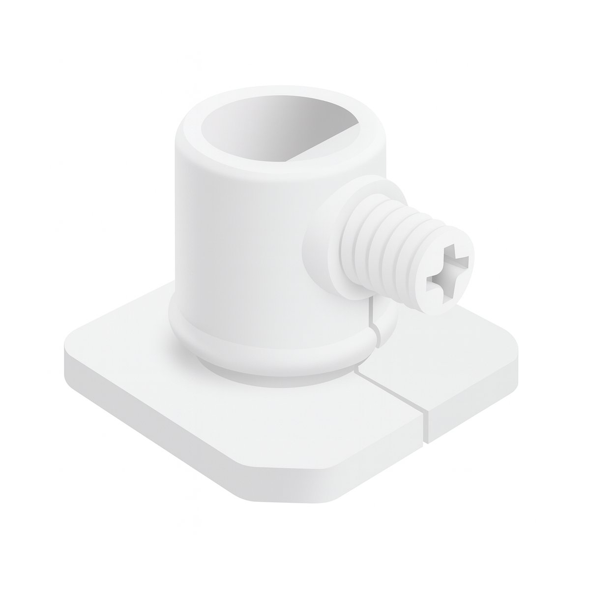 Snúrunippill hvítur