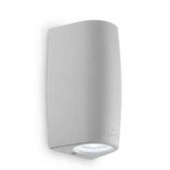 MARTA 90-2L útiljós á vegg, 2x3,5W GU10 grátt IP55