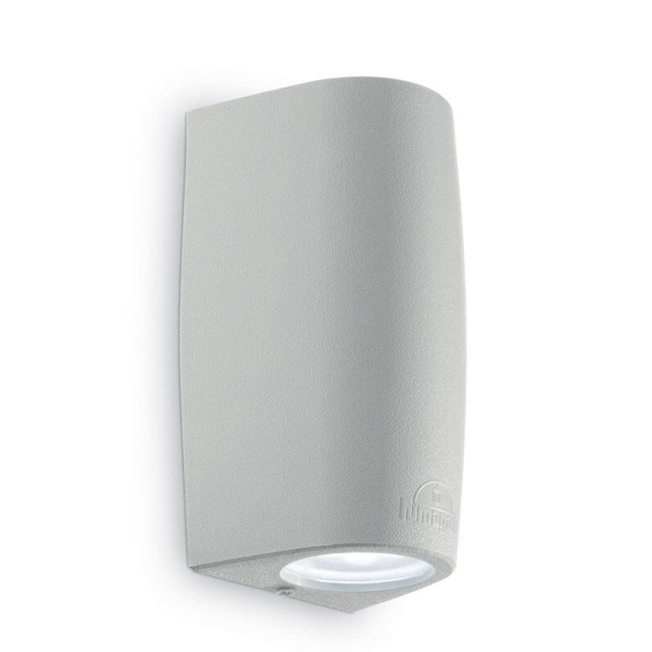 MARTA 90-2L útiljós á vegg, 2x3,5W GU10 grátt IP55