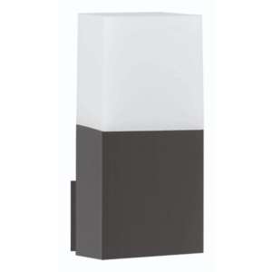 STICK Vegglj. E27 IP54 grátt/hvítt