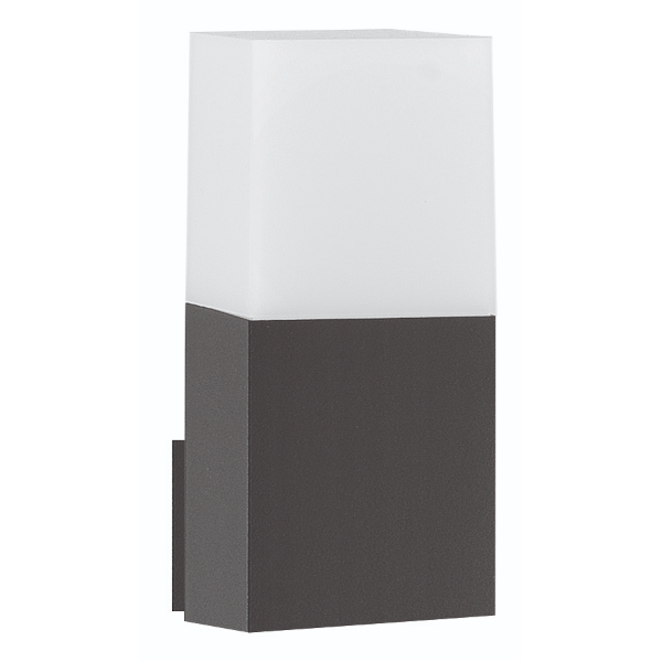 STICK Vegglj. E27 IP54 grátt/hvítt