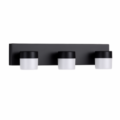 TEKO vegglj. 3L 385mm LED 17W 1385lm 3K IP44 svart